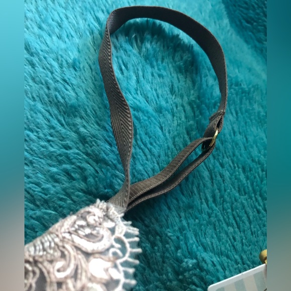 Caramel satin 36-C plunge bra , Tallulah Love Lingerie, UK London. Barely worn - Picture 5 of 11